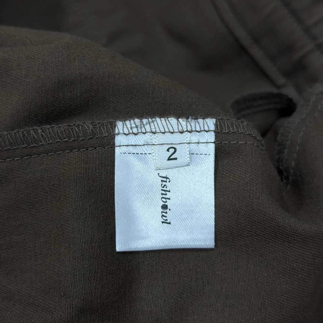 어항 빈티지 메이드 카고팬츠 바지 브라운 2 상품이미지5