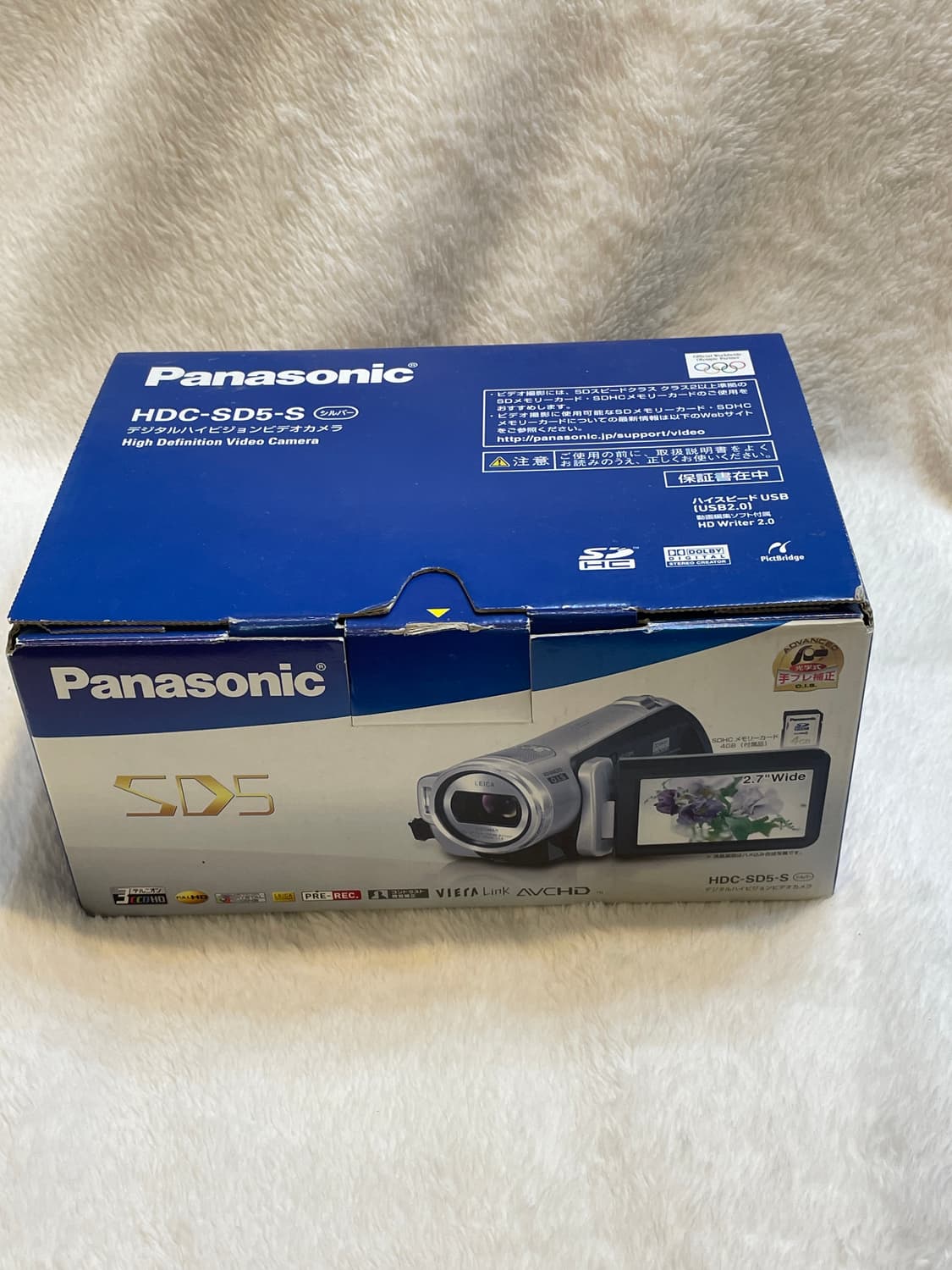 풀박/SS급/선물용) Panasonic 파나소닉 HDC-SD5 상품이미지6