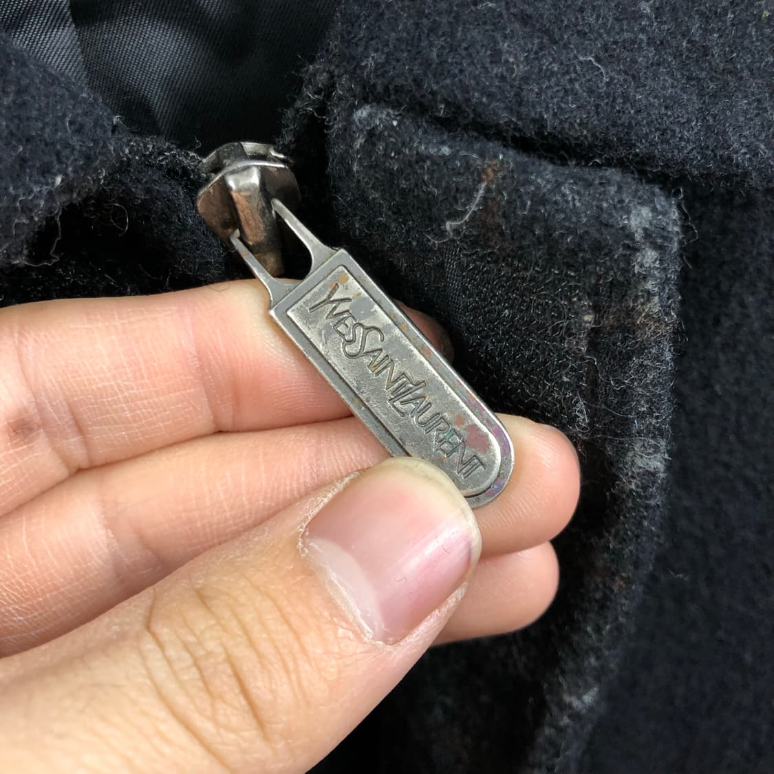 M(L) 입생로랑 모직 블루종 상품이미지4