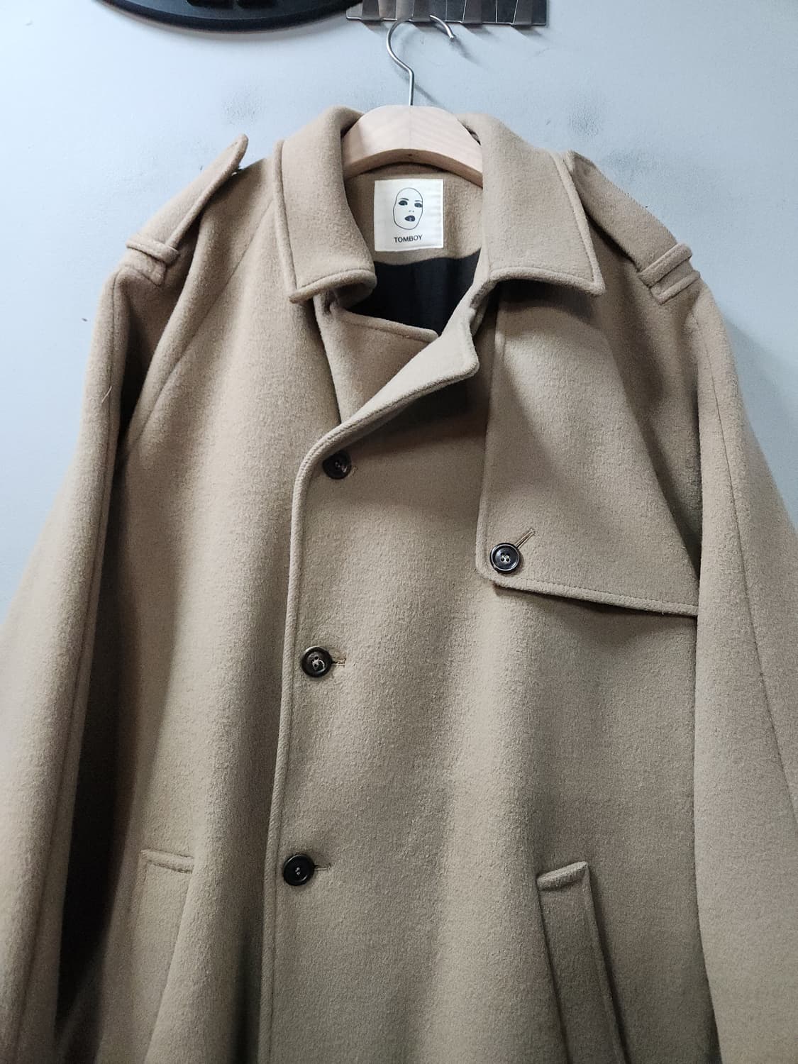 스튜디오 톰보이 여성 울 코트 상품이미지3