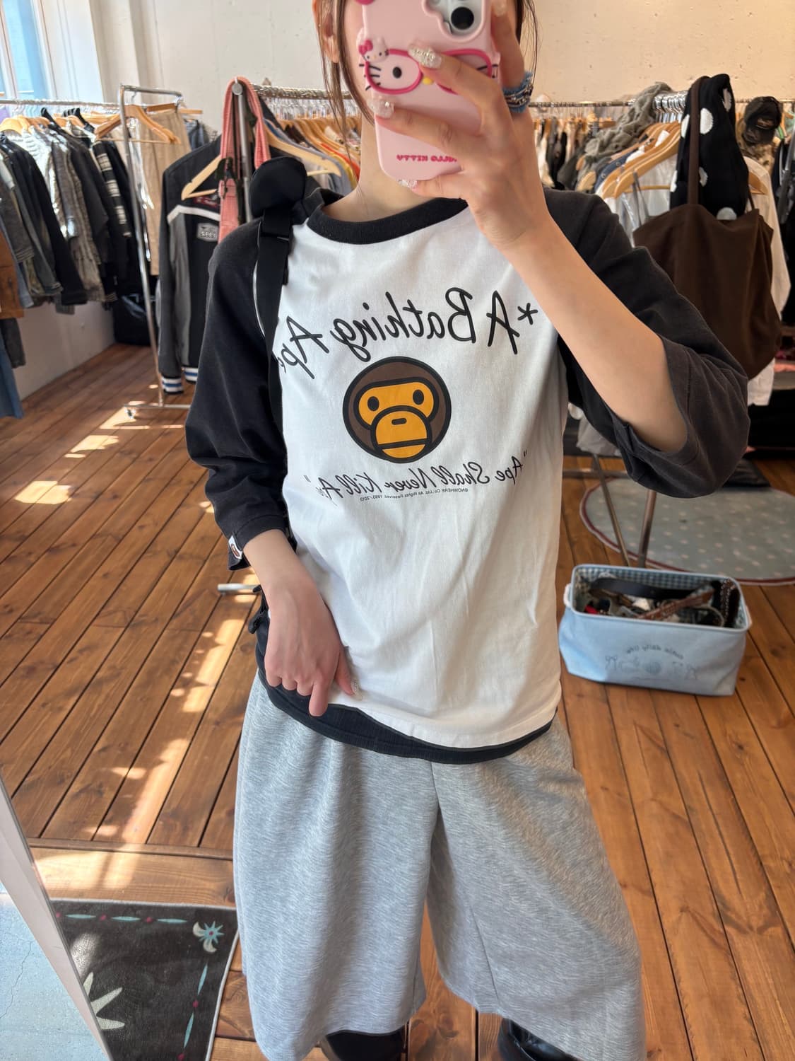 베이프 마일로 나그랑 티셔츠 상품이미지1