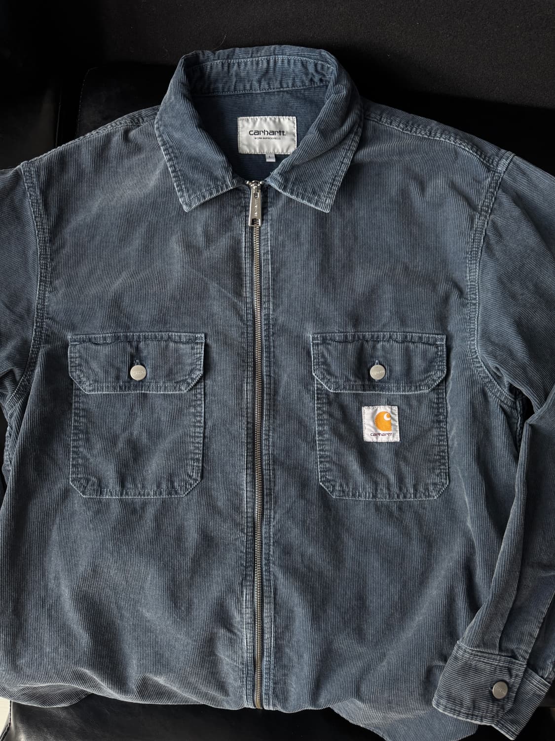 칼하트 윕 레이놀드 블루 셔츠 L 상품이미지2