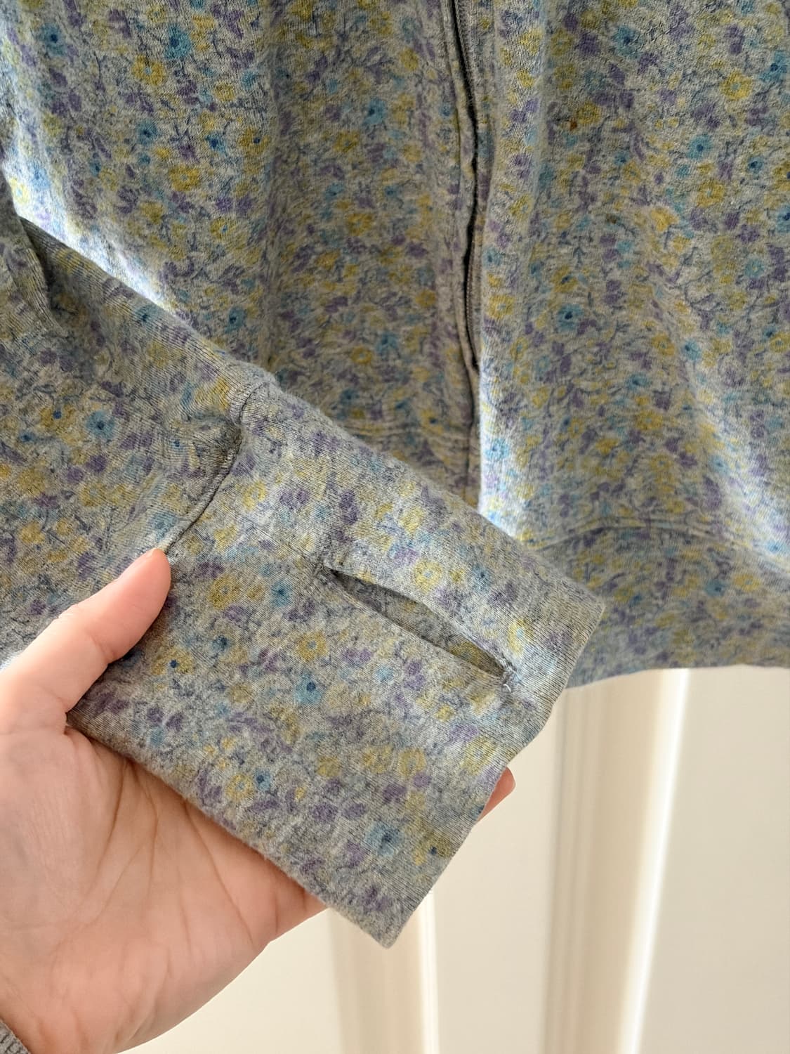 Uniqlo 잔꽃 수채화 후드집업 모리걸  상품이미지3