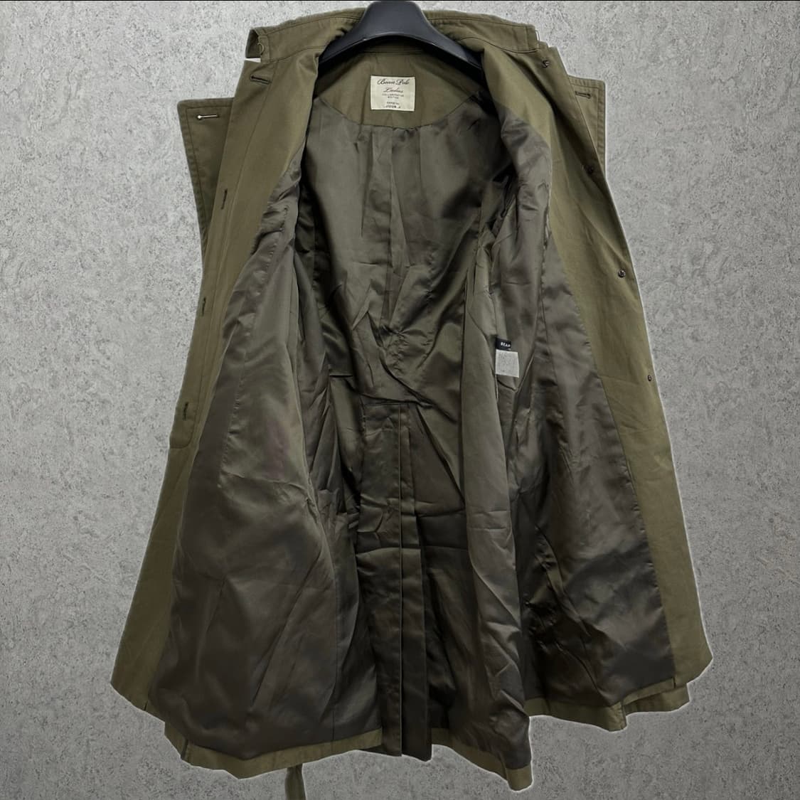 100 준지 X 빈폴 레이디스 여자 더블카라 트렌치코트 상품이미지3