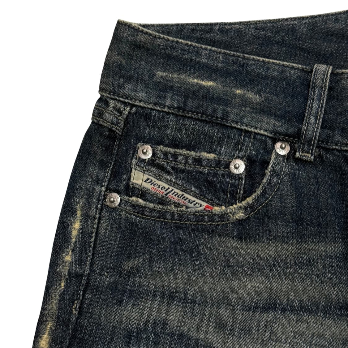00s 디젤 로우라이즈 V컷 데님 팬츠 상품이미지3