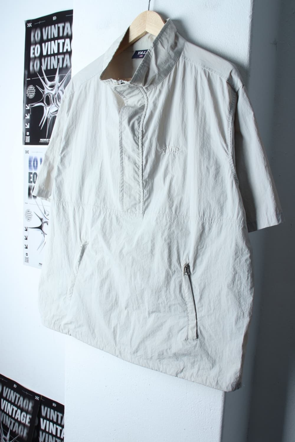 (M-XL) 예일 집업 바람막이 점퍼자켓 반소매 스몰로고-H31689 상품이미지1