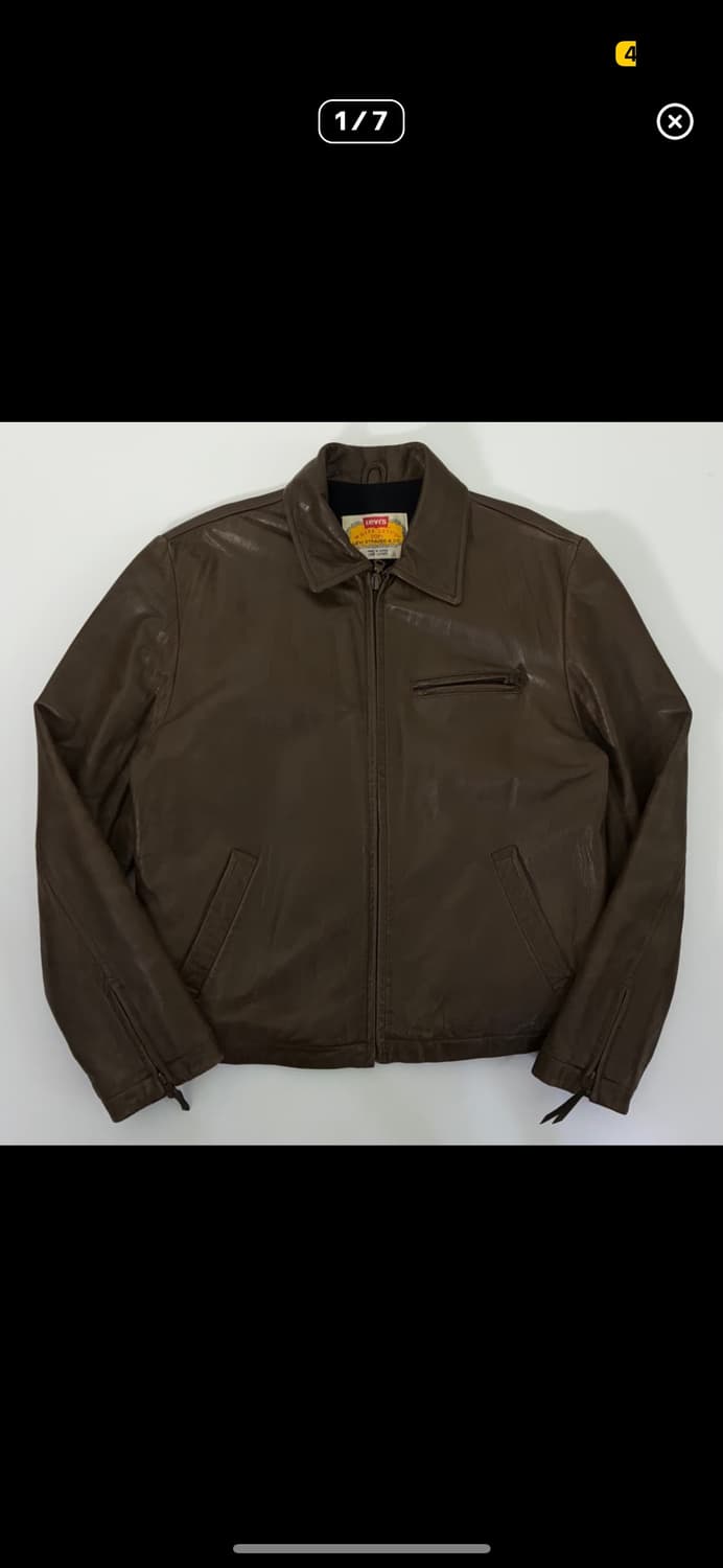 리바이스 램스킨 레더 자켓 상품이미지1
