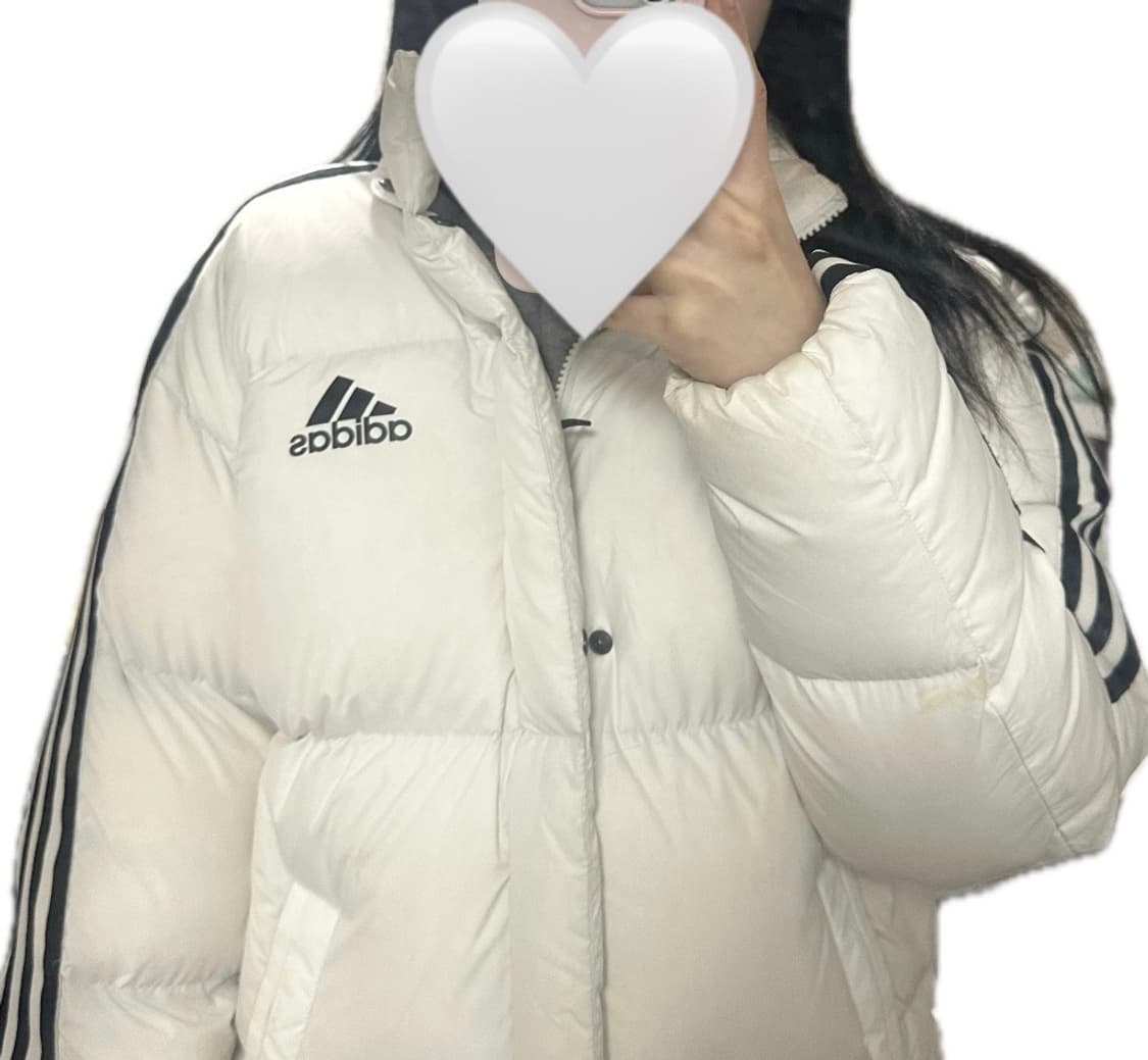 아디다스 숏패딩 화이트 adidas 상품이미지1