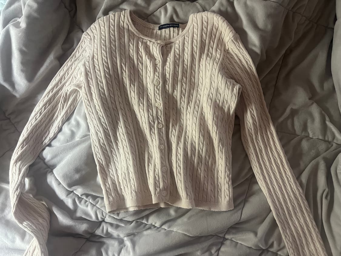 브랜디멜빌 brandy melville 연핑크 가디건 상품이미지2