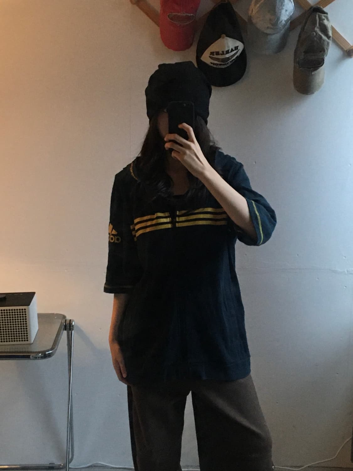 아디다스 삼선 하프 후드집업 상품이미지1