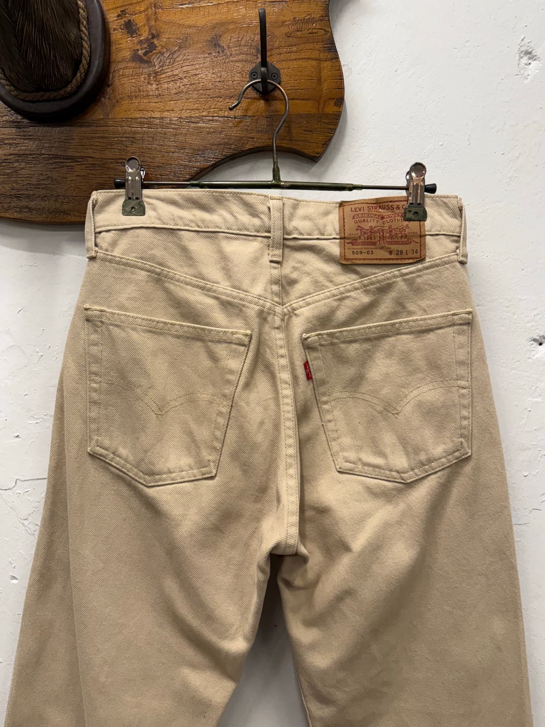 27.5) 90s JAPAN Levi’s 509-03 Cotton Pan 상품이미지2