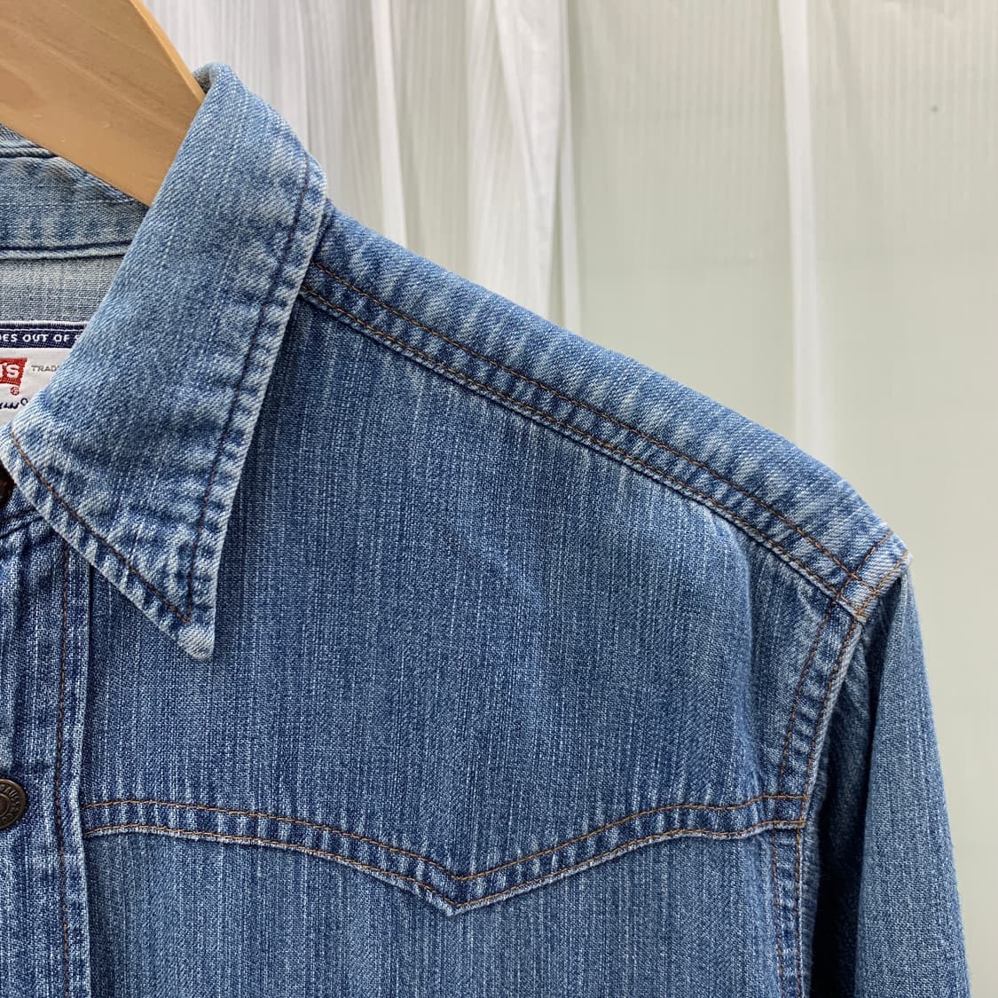 리바이스 Levi's 웨스턴 데님 셔츠 1641 상품이미지2