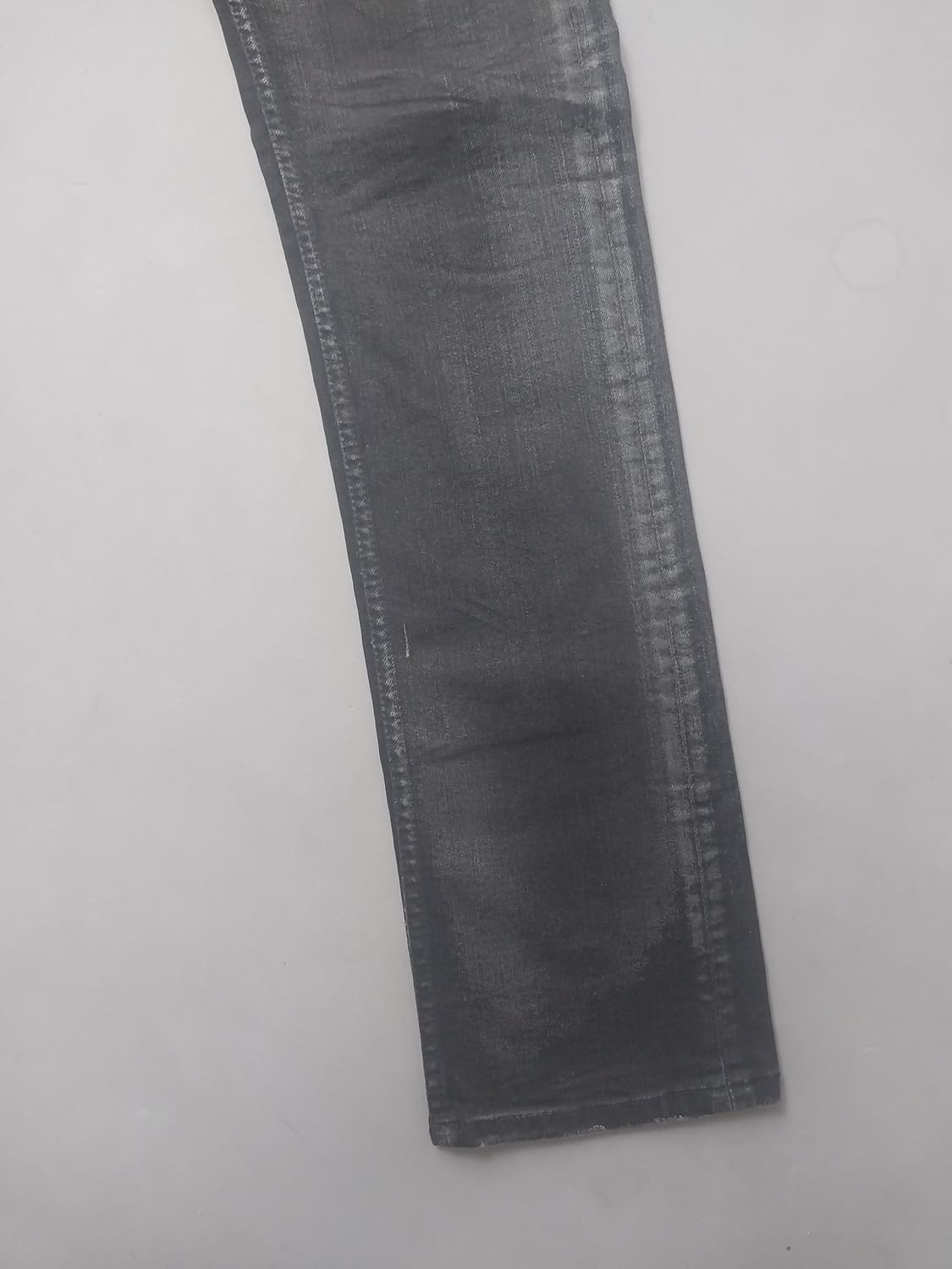 [33] 플랙 진 송치탭 블랙워싱 슬랜더진 쳥바지 상품이미지5