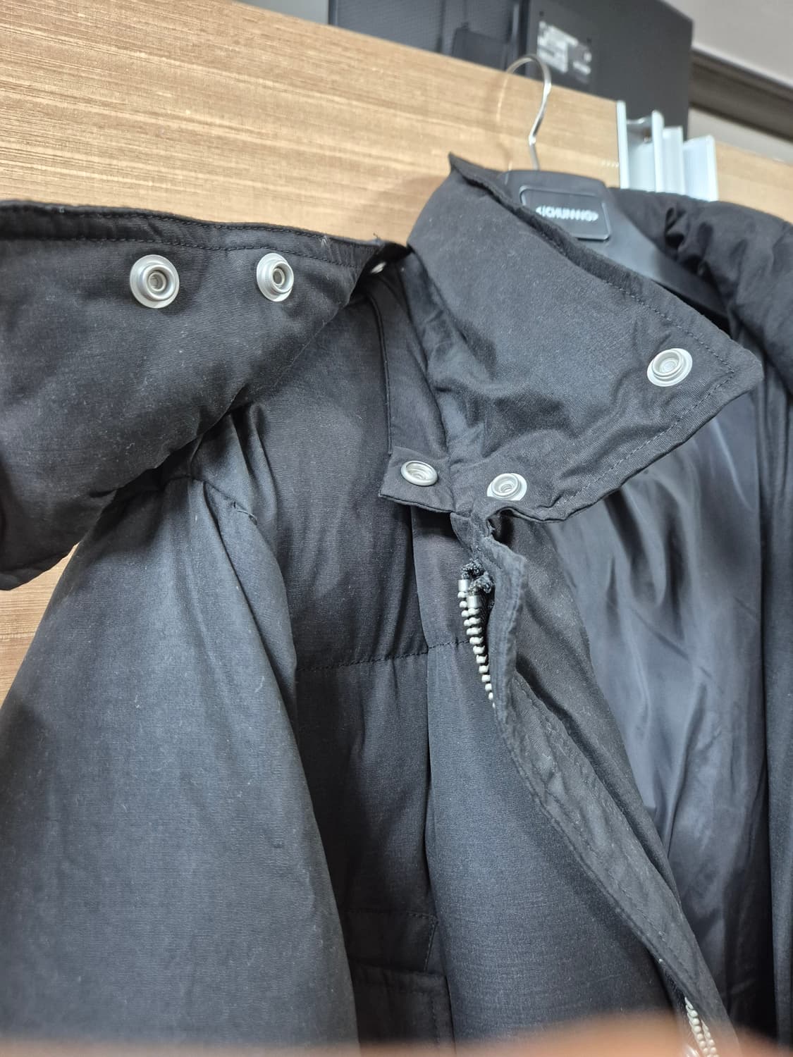 올세인츠 남성 블랙 세르지오 파카 패딩 (L/105) 상품이미지5