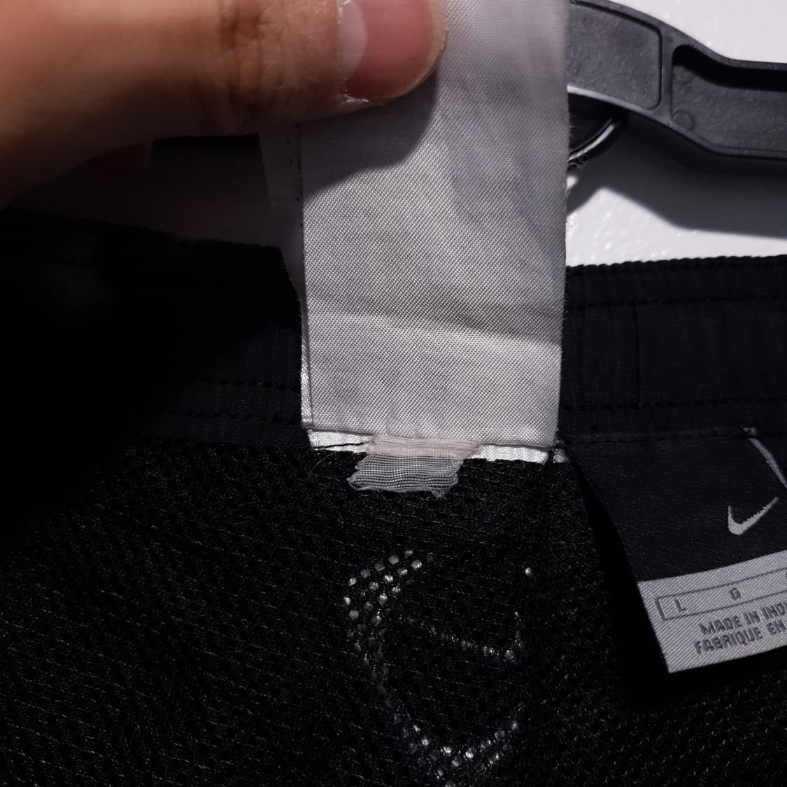 00s 나이키 맨유 스우시 올드스쿨 우븐 트랙팬츠 블랙 희귀 (35인치) 상품이미지9