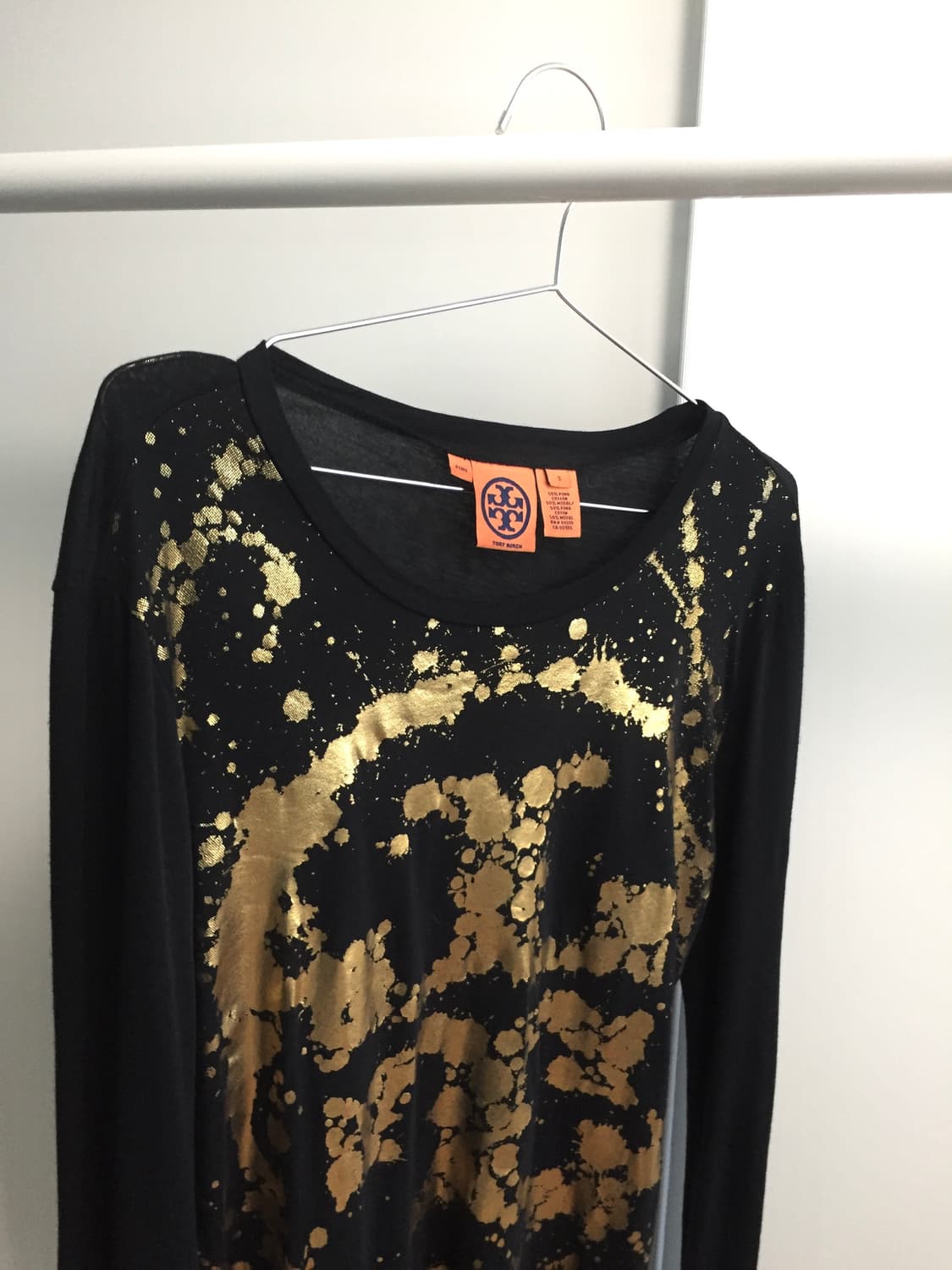 오네갸루 Tory burch gold glitter Top 갸루 펑크 상품이미지2