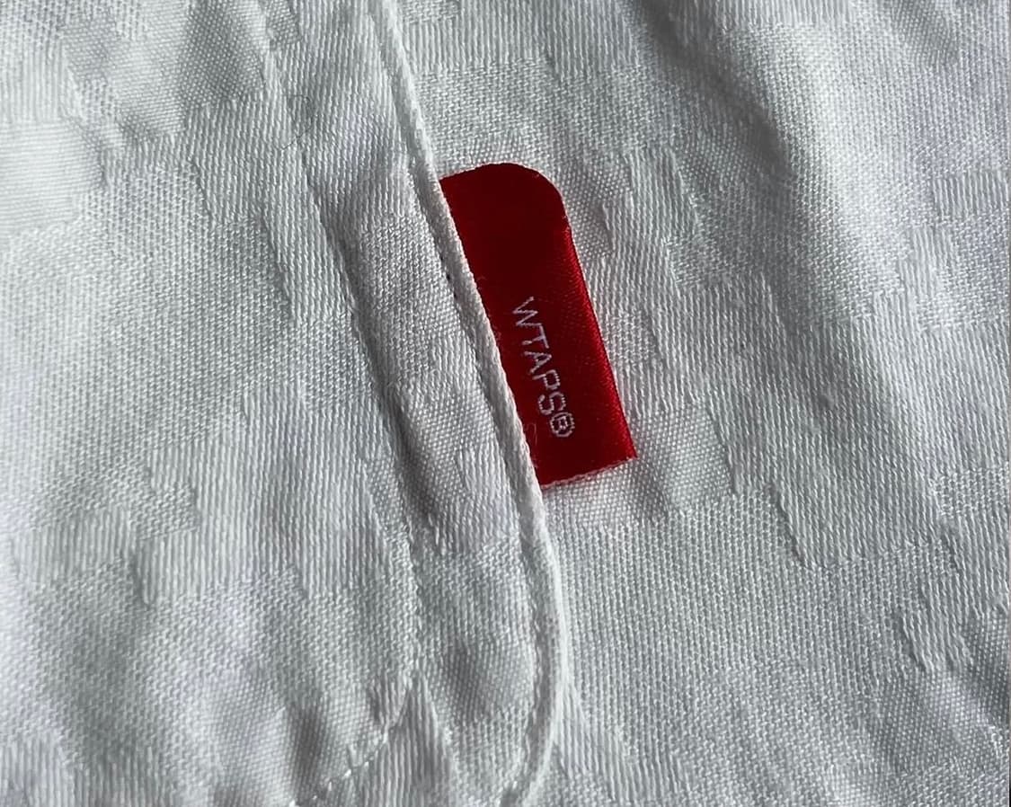 Wtaps(더블탭스) 자가드 카모 화이트 셔츠 (M) 상품이미지4