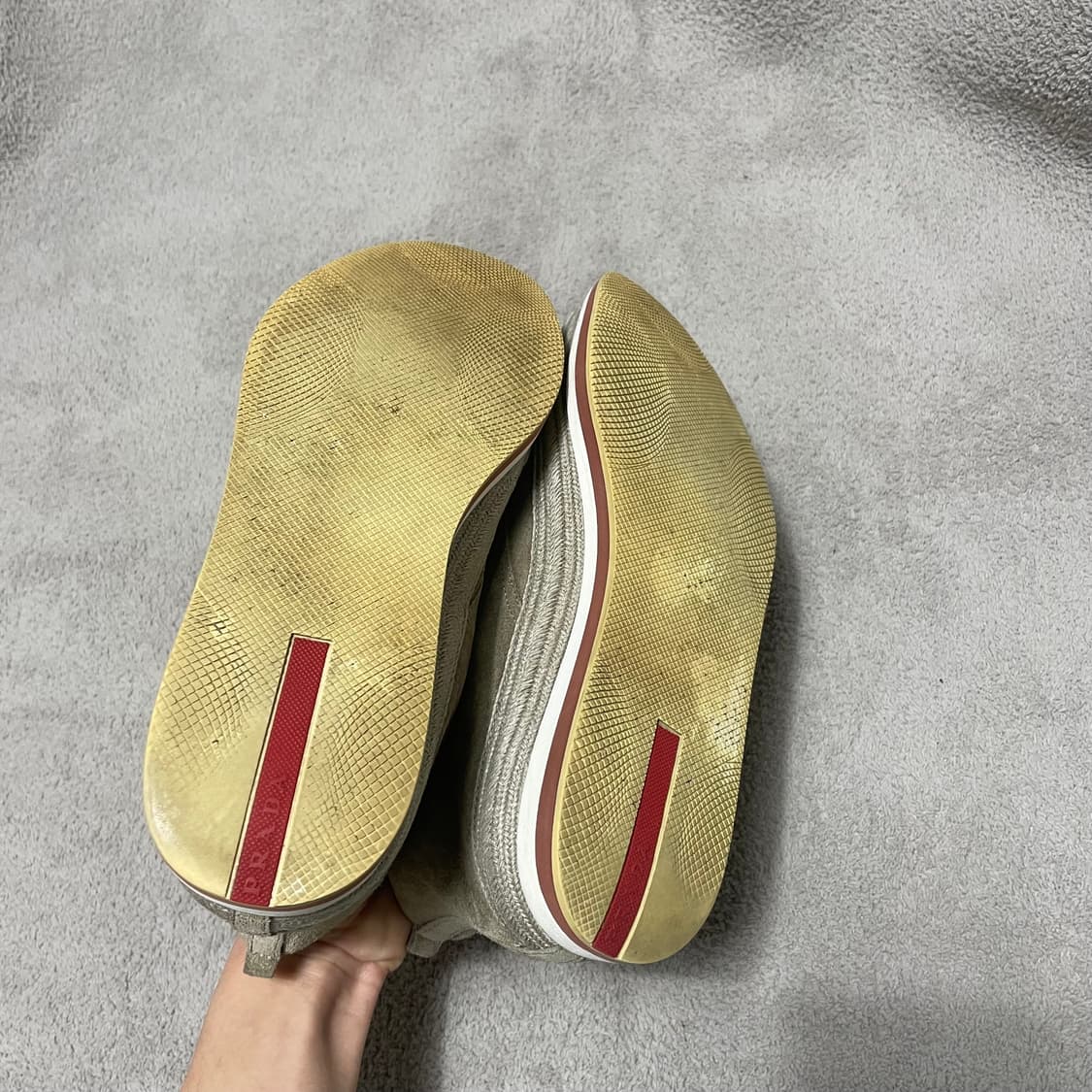 265) 프라다 스포츠 스웨이드 스니커즈 상품이미지4