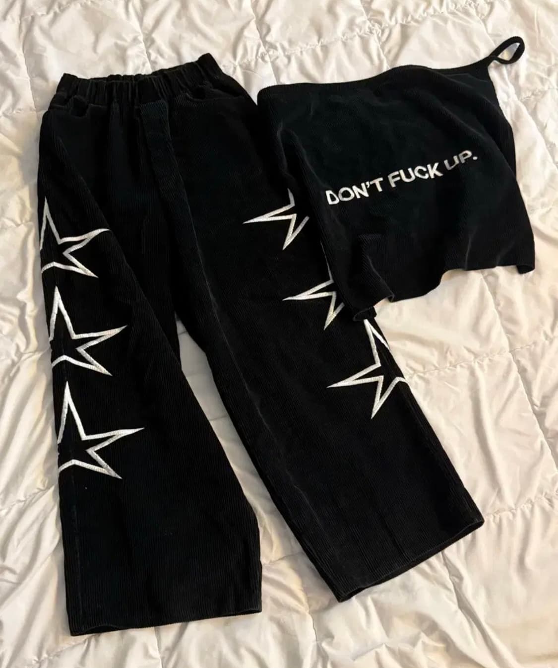 퍽보이 코듀로이 에이프런 팬츠 상품이미지1