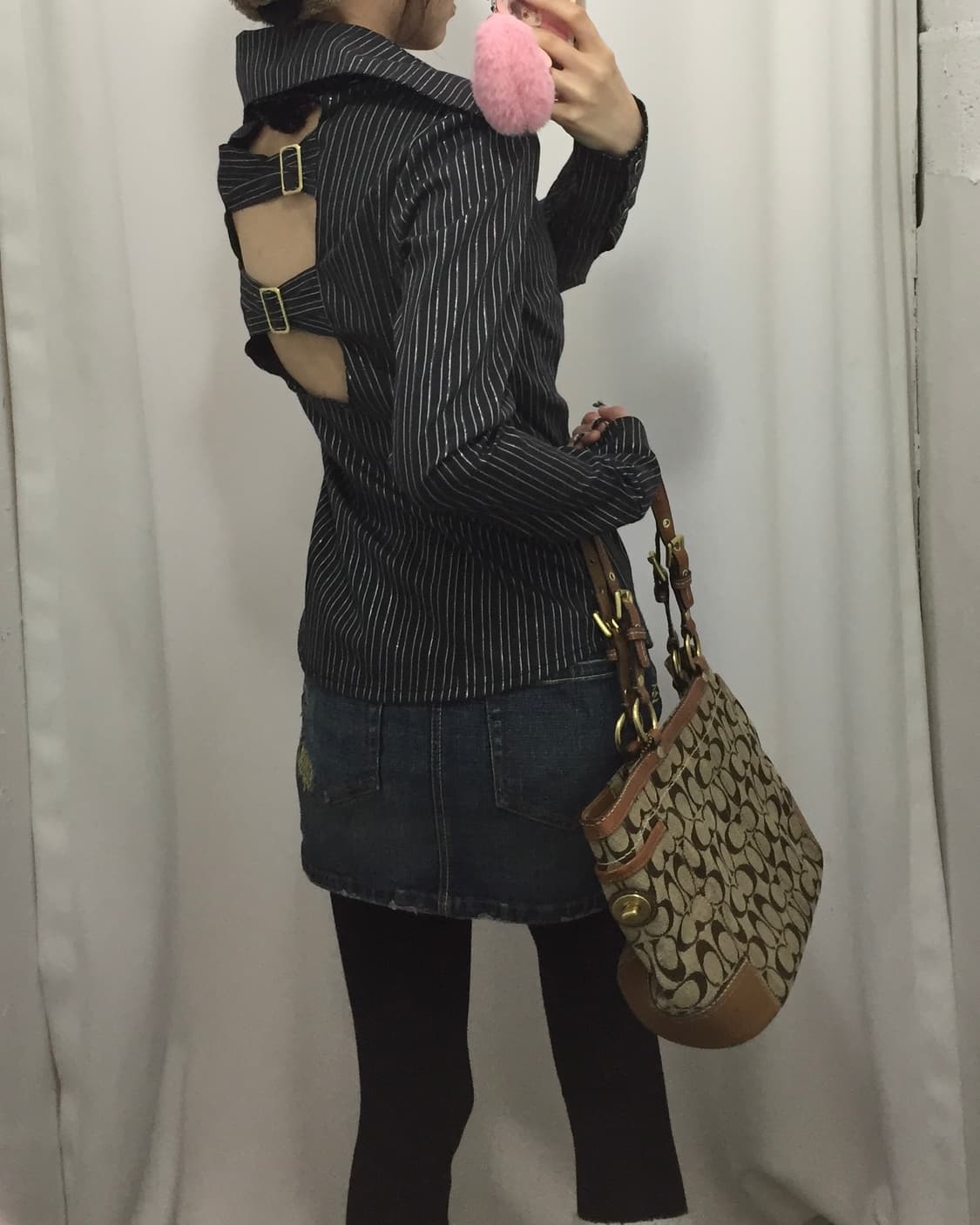 스트라이프 갸루 코디 🦓 상품이미지3