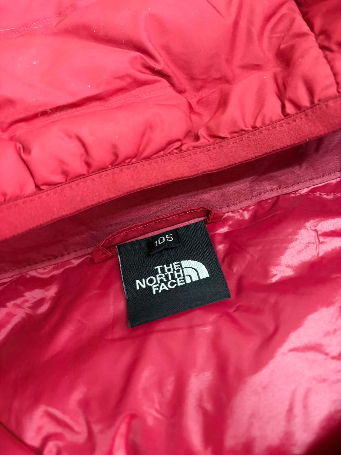 [XL] 노스페이스 버건디 경량 후드 패딩 자켓 상품이미지4