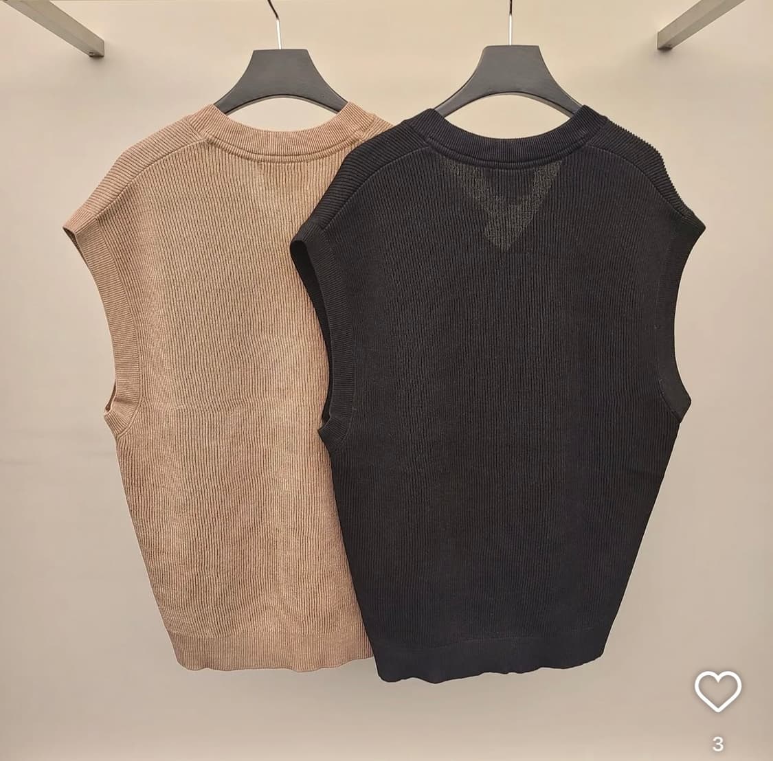 새상품) 솔리드옴므 니트 베스트 블랙 48 사이즈 솔옴 상품이미지5