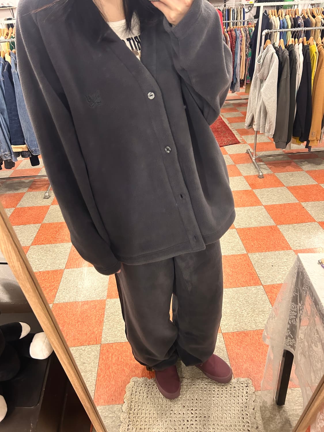 유니클로X니들스 후리스 가디건 상품이미지3