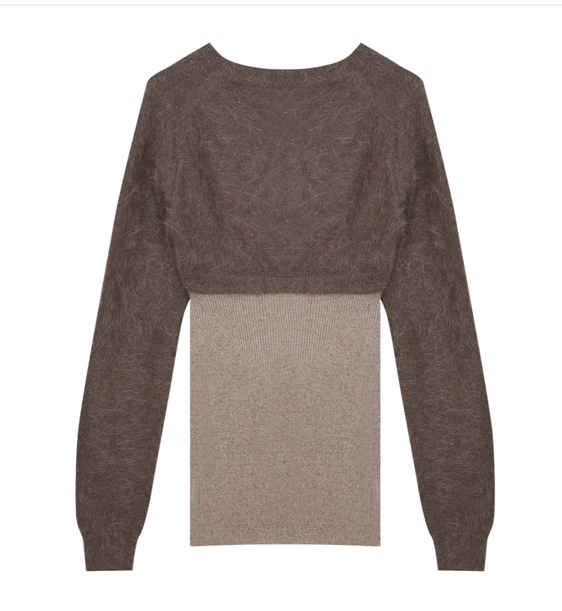 다이애그널 x 빅토리아 튜브 탑 가디건 볼레로 상품이미지3