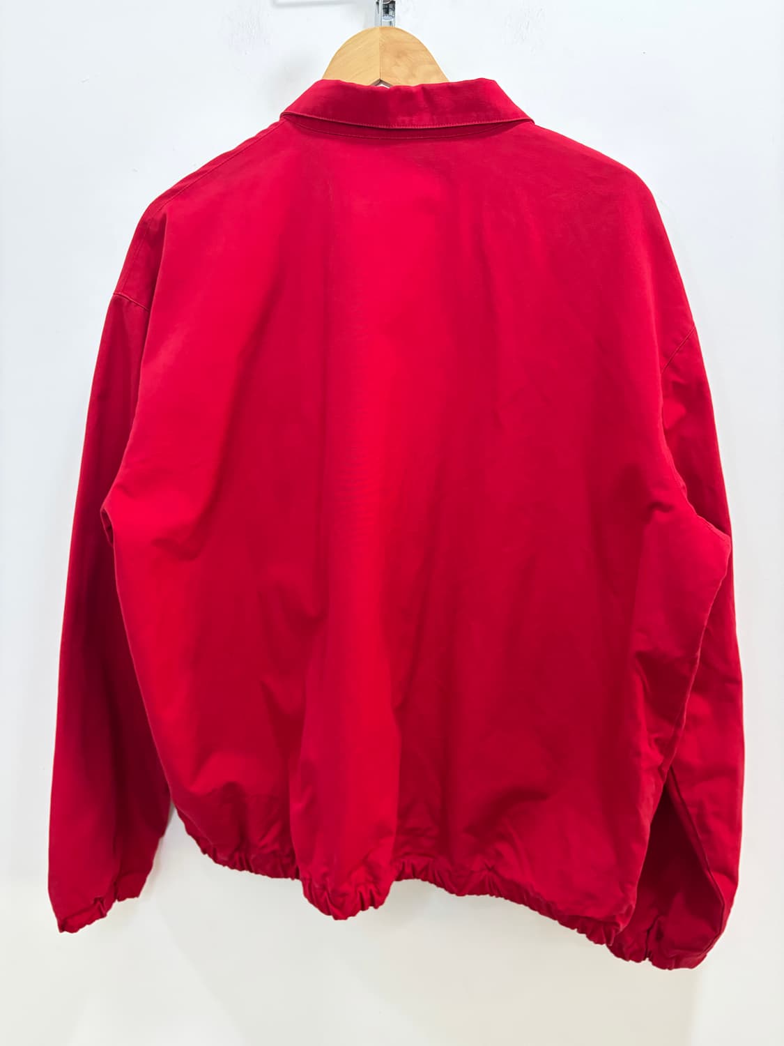 90s 폴로 레드 타탄체크 헤링턴 자켓 스윙톱 상품이미지6