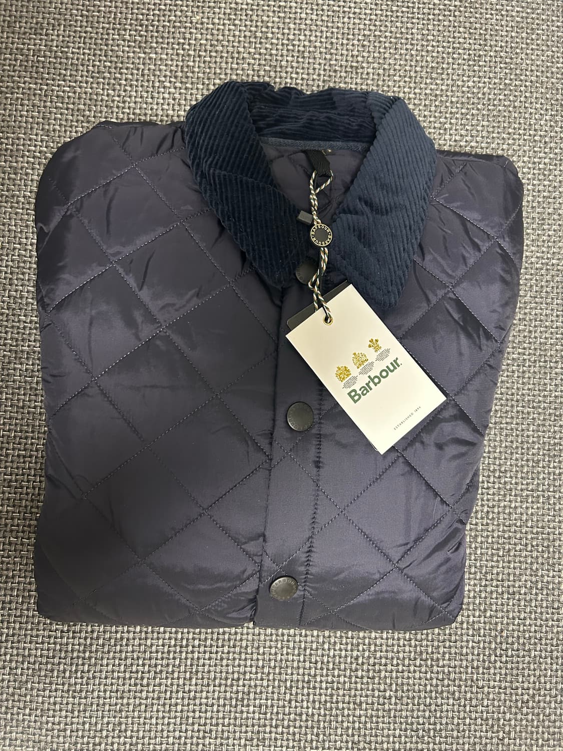 바버 헤리티지 리데스데일 네이비 S(새상품) 상품이미지2