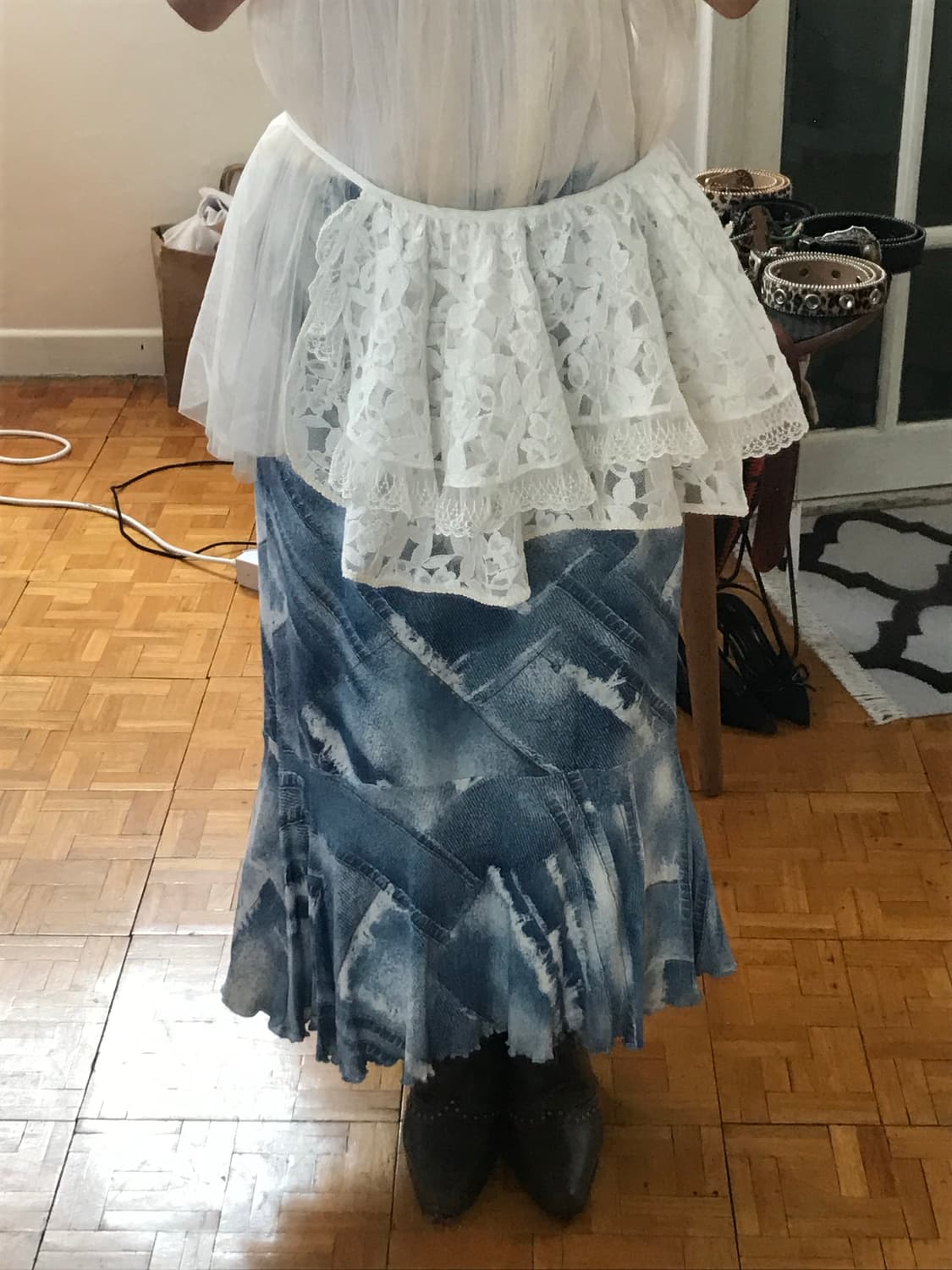 vintage pattern skirt (free) 상품이미지5