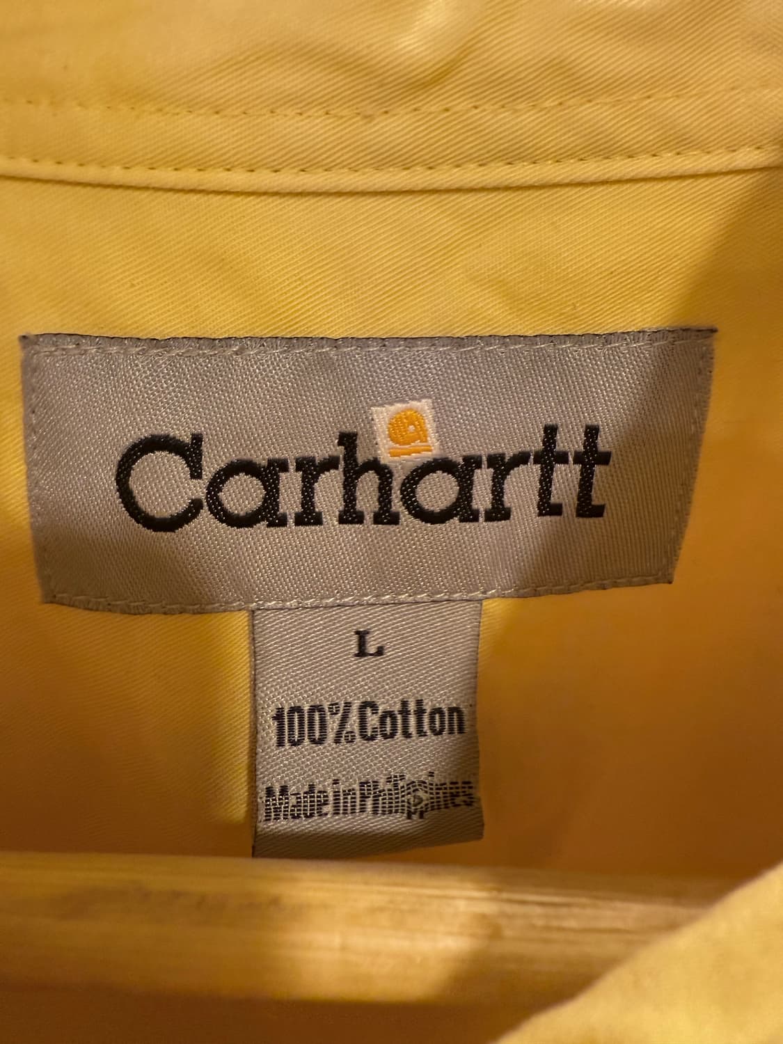 칼하트 옐로우 반팔셔츠 상품이미지3