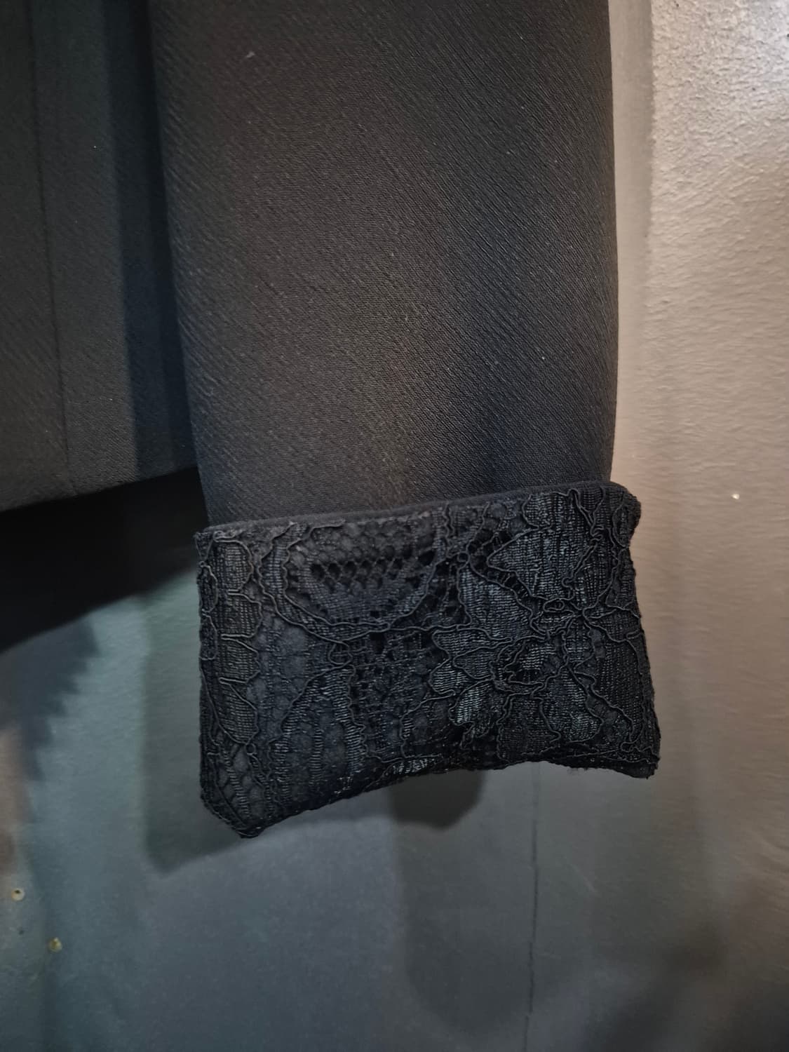 쉬즈미스 블랙 레이스 배색 자켓 S 상품이미지6