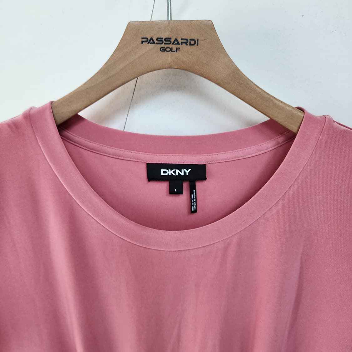 DKNY 핑크 매듭 반팔 티셔츠 상품이미지2