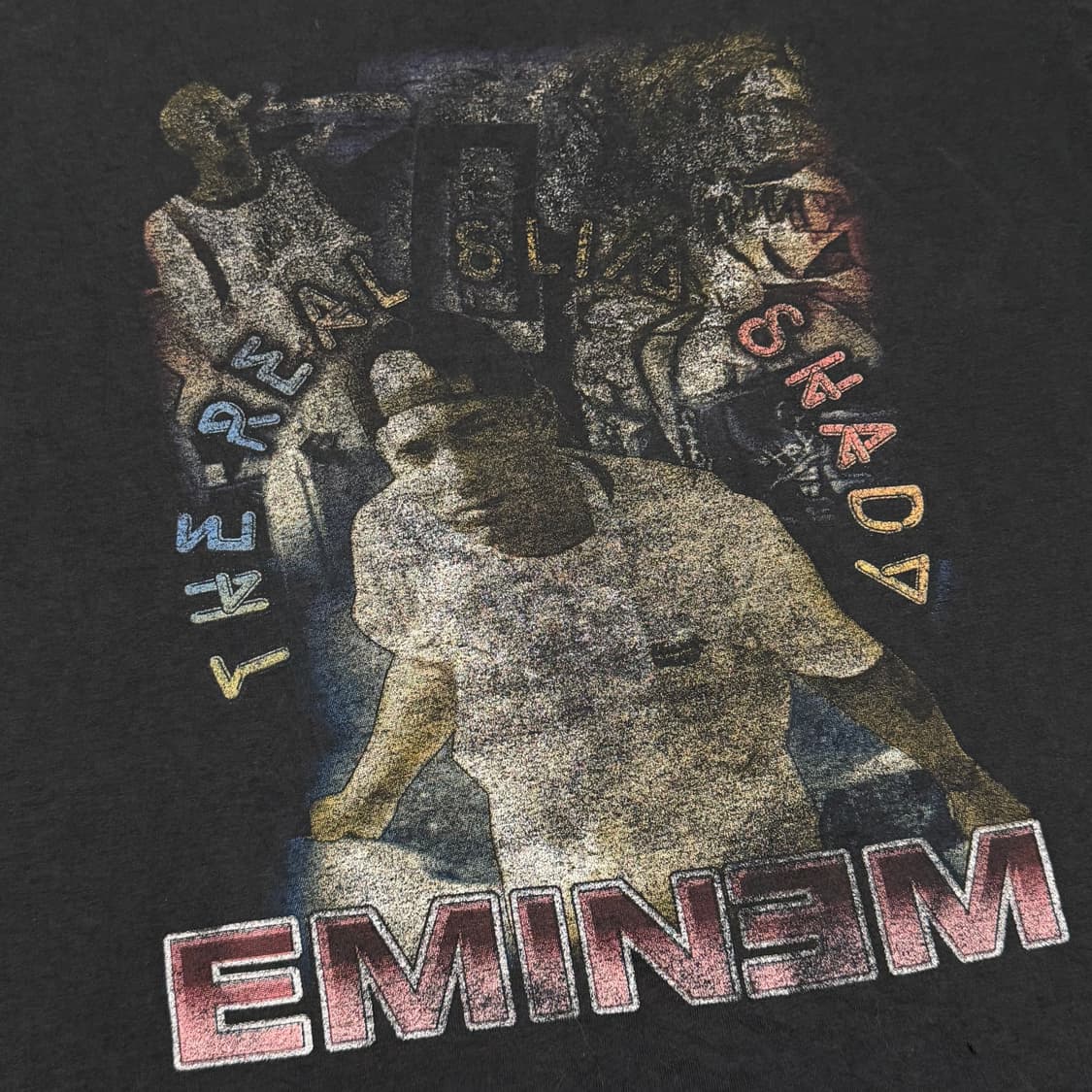 빈티지 00s 에미넴 The Real Slim Shady 랩 티셔츠 상품이미지4