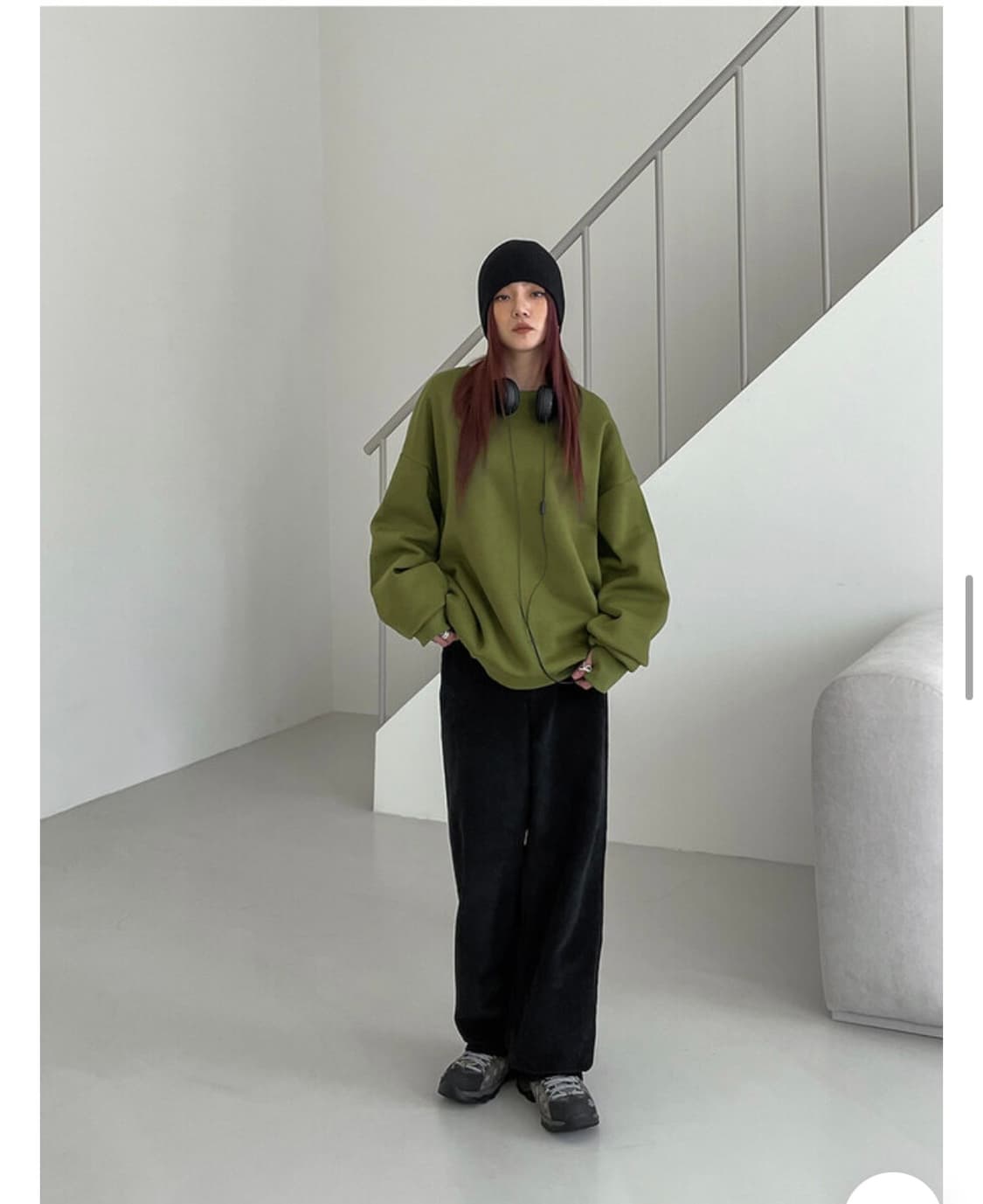 코듀로이 팬츠 블랙 바지 S사이즈 상품이미지4