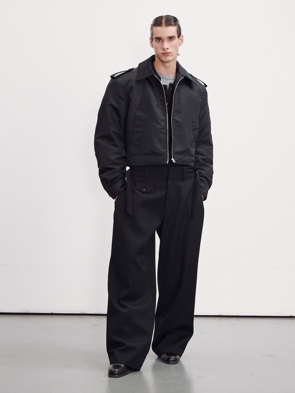 렉토 페이톤 슬랙스 블랙 M 상품이미지1