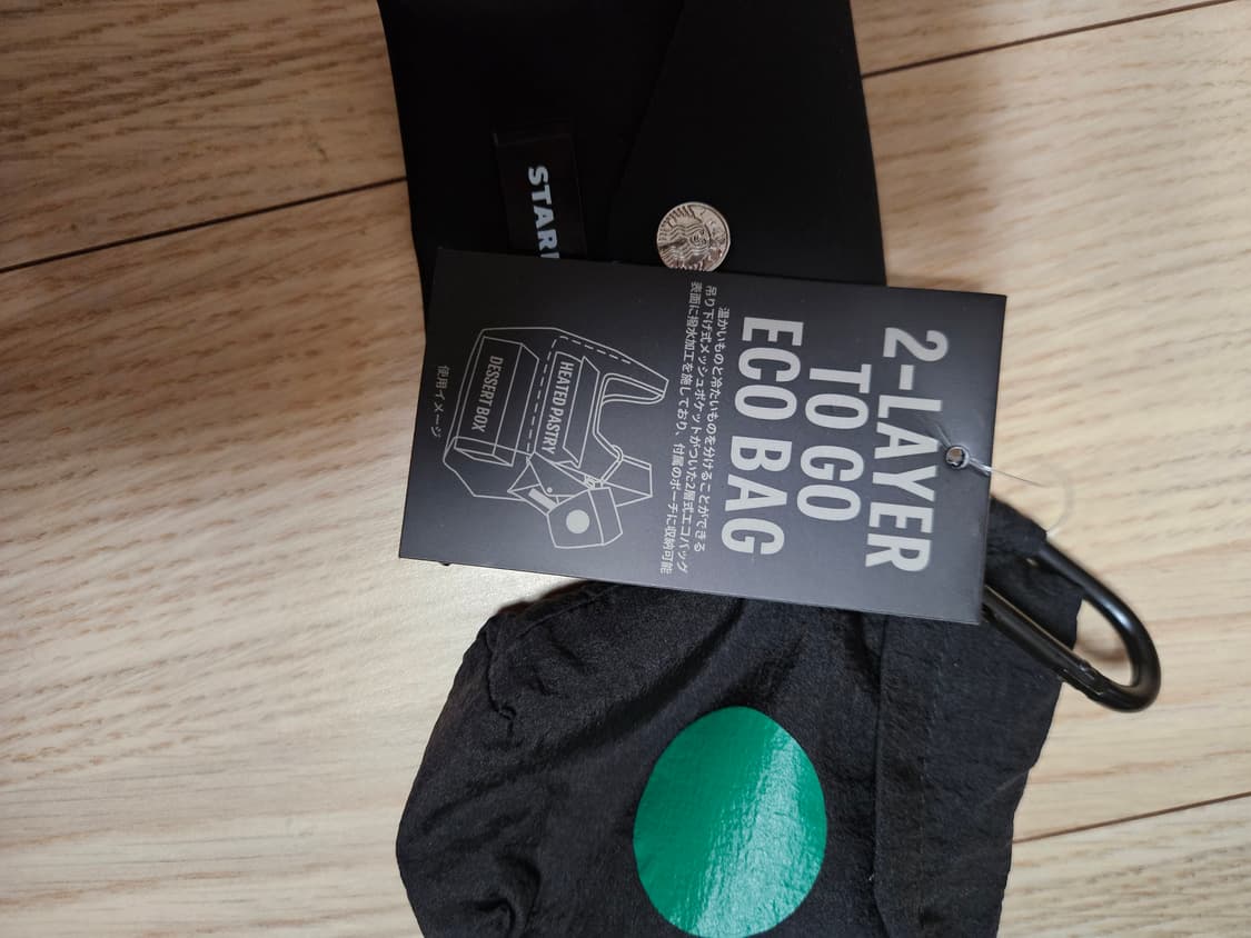 일본스타벅스 블랙 ENJOY 에코백 풀세트 상품이미지3