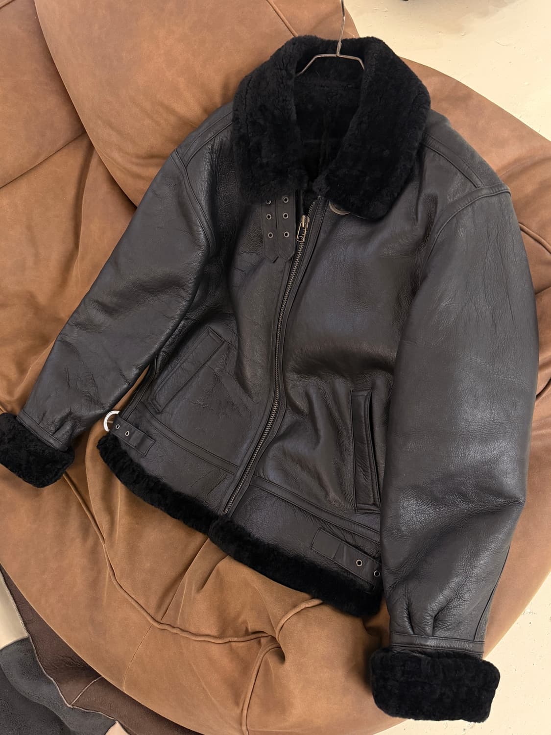 B-3 양가죽 양털 무스탕 상품이미지3