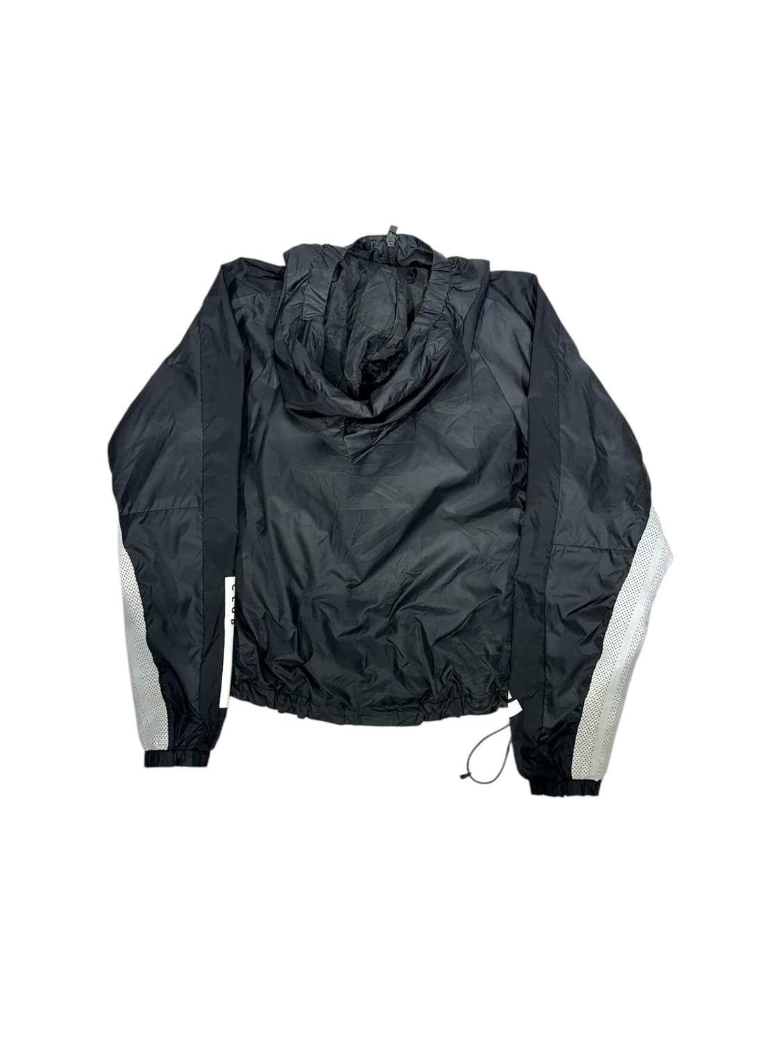 아디다스 블랙 화이트 로고 후드 바람막이 자켓 S 상품이미지6