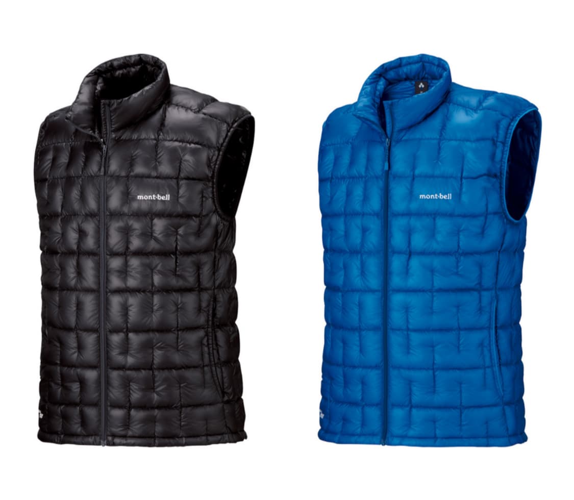 몽벨 플라즈마1000 다운 베스트 블루 2xl 판매합니다. 상품이미지1