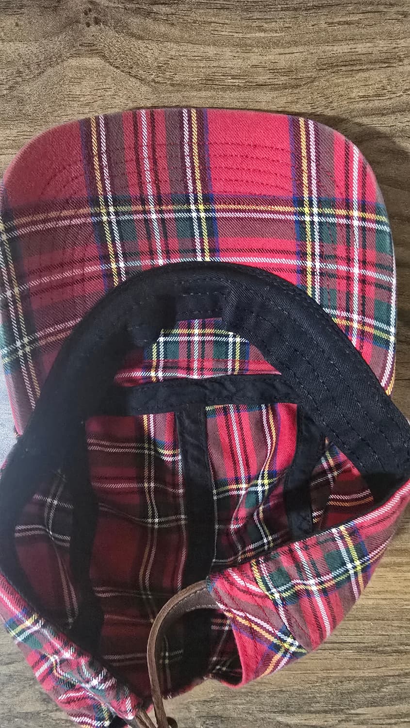 슈프림 워시드 치노 트윌 캠프캡 레드 타탄 - 20FW 상품이미지3