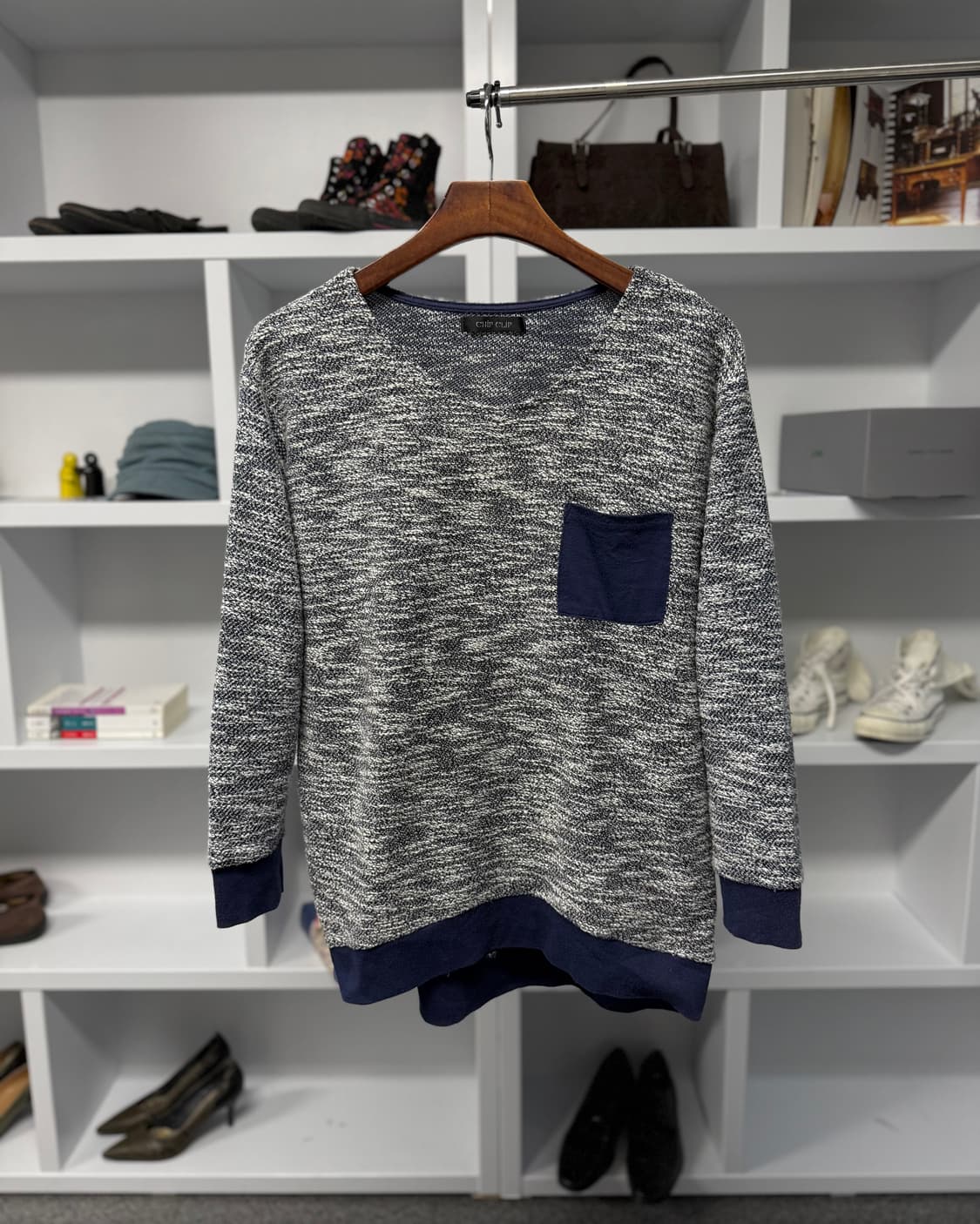 clip clip 멜란지 니트 상품이미지1