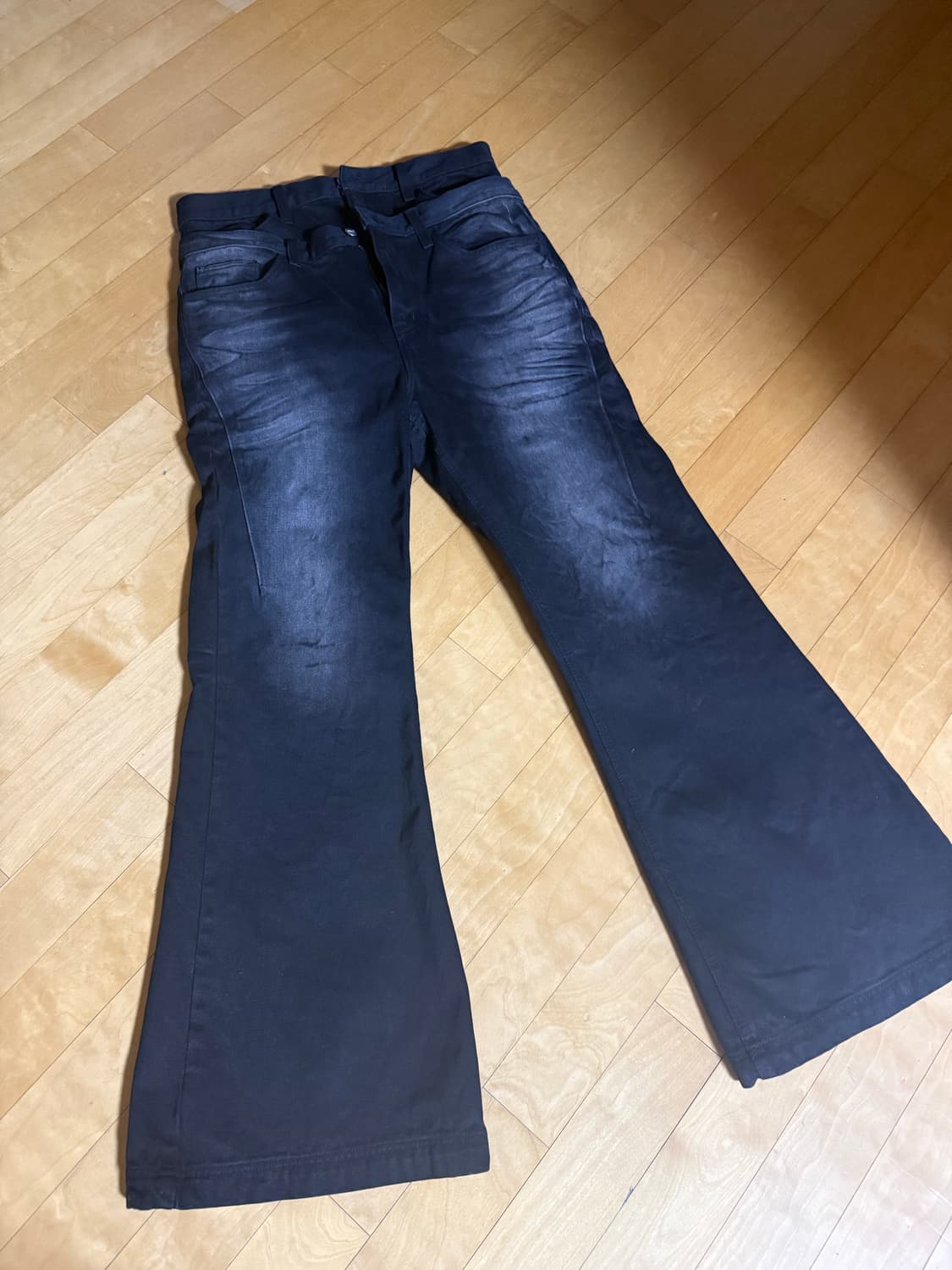 어나더유스 더블 웨이스트 새깅팬츠 2 상품이미지1