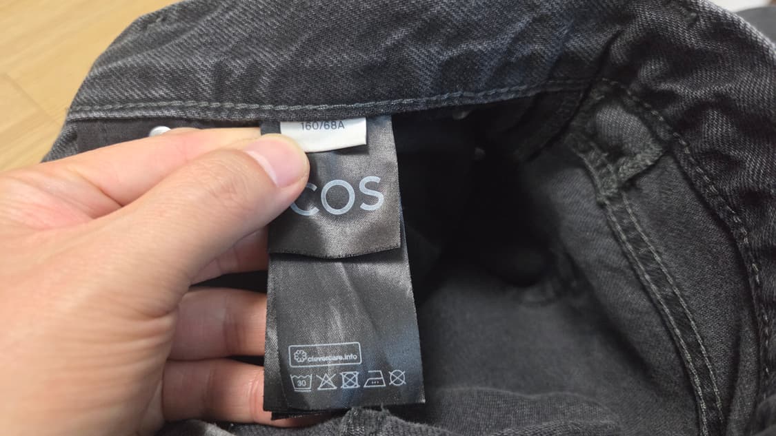 Cos  페사드 턴업 스트레이트 레그진 상품이미지7