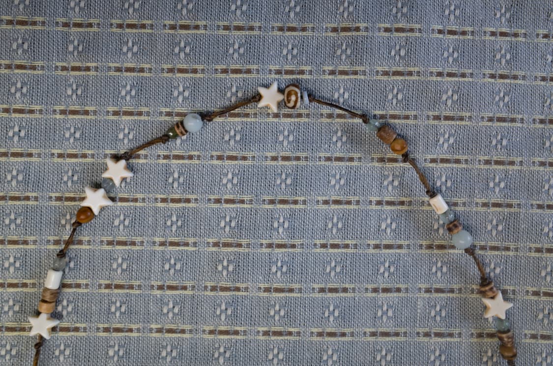 short wood star necklace 쇼트 우드 스타 목걸이 상품이미지7