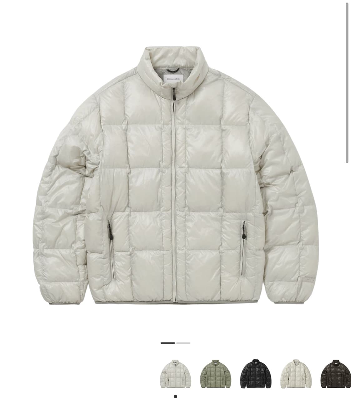 디스이즈네버댓 퍼텍스 라이트 다운 자켓 스톤 상품이미지1