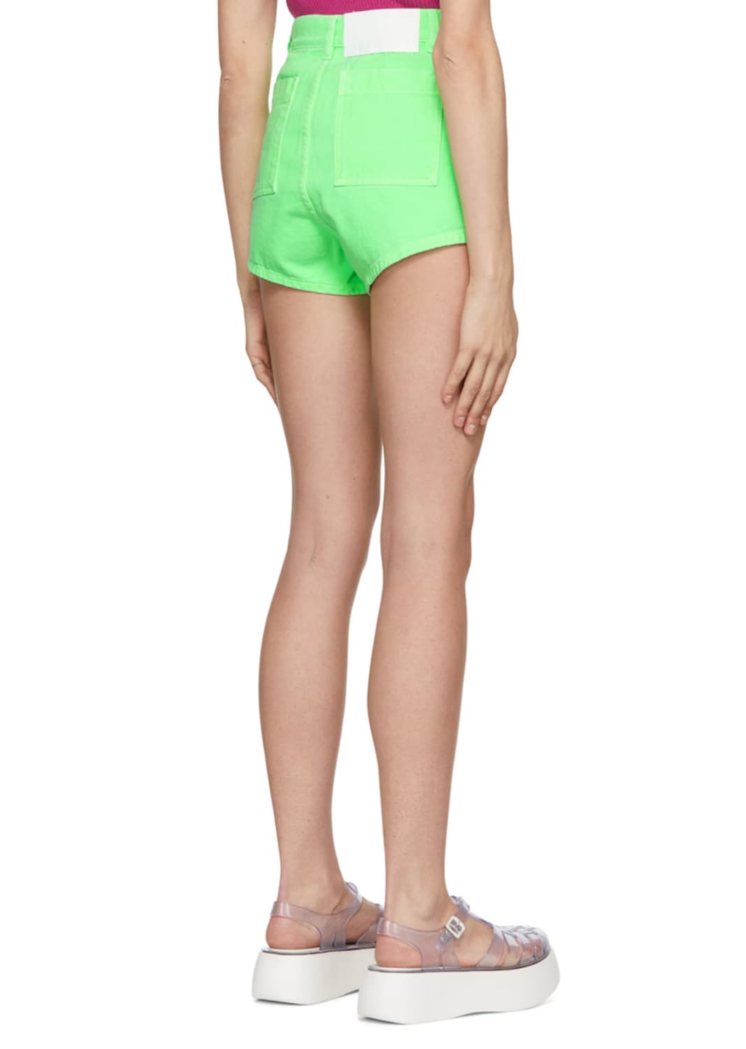 MSGM 엠에스지엠 하이웨스트 데님 숏츠(36 사이즈) 상품이미지4