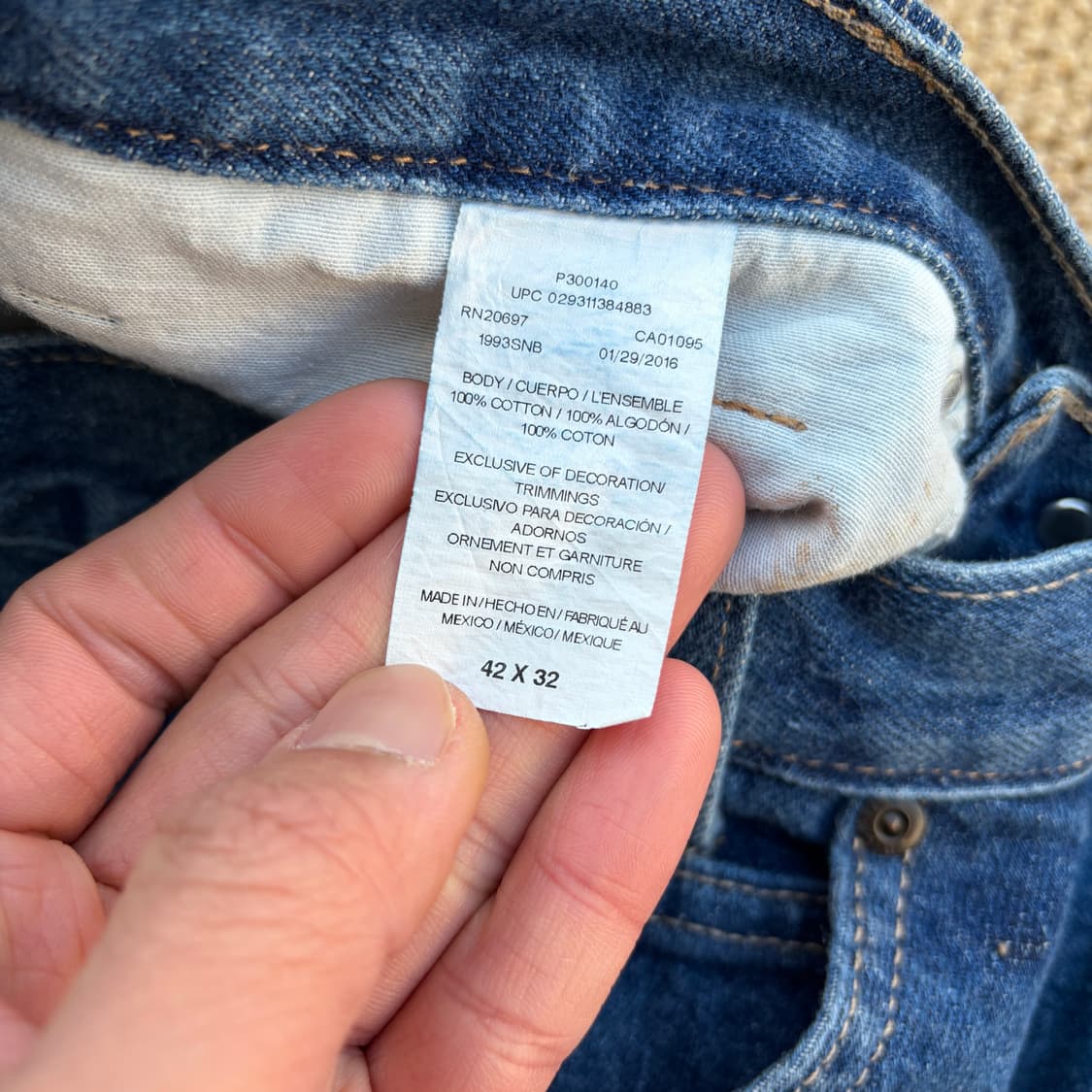 디키즈 카펜더 데님 워크 팬츠 상품이미지5