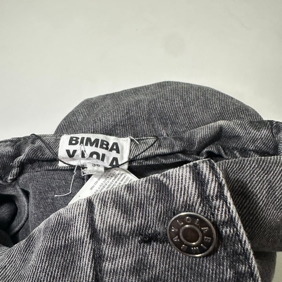 우먼M 36 빔바이롤라 빈티지워시드 A라인 데님스커트 상품이미지5